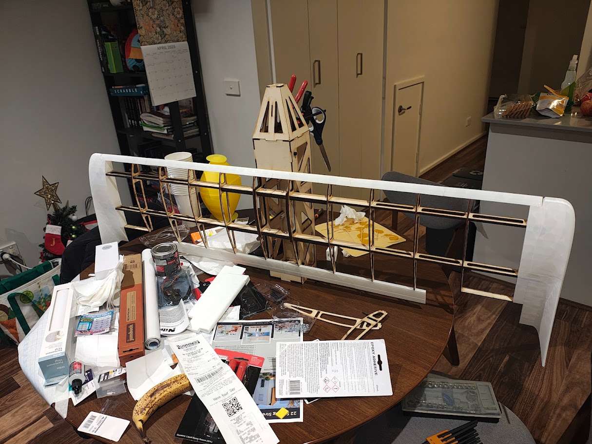 Plywood structure assembled