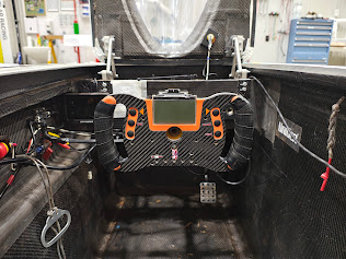 Solar car steering wheel