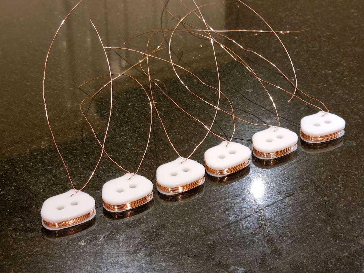Hand-wound individual stator coils